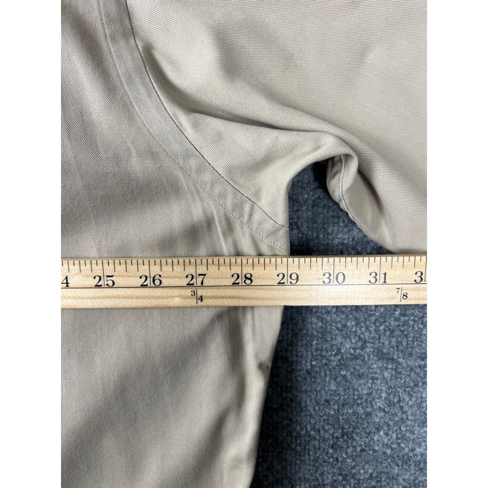 Ralph Lauren Shirt Mens XL Beige Tan Blake Cotton Long Sleeve Button Down Preppy - Picture 5 of 7